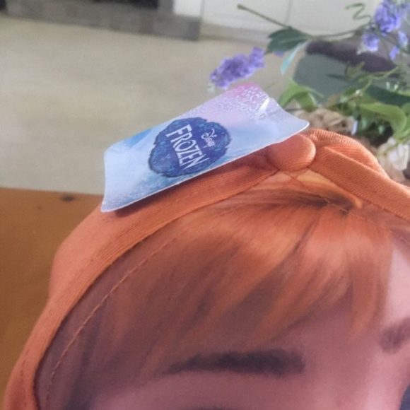 Lot of 2 Disney Frozen Elsa & Anna Hats Caps Long Braids Hair New With Tags - Picture 4 of 5